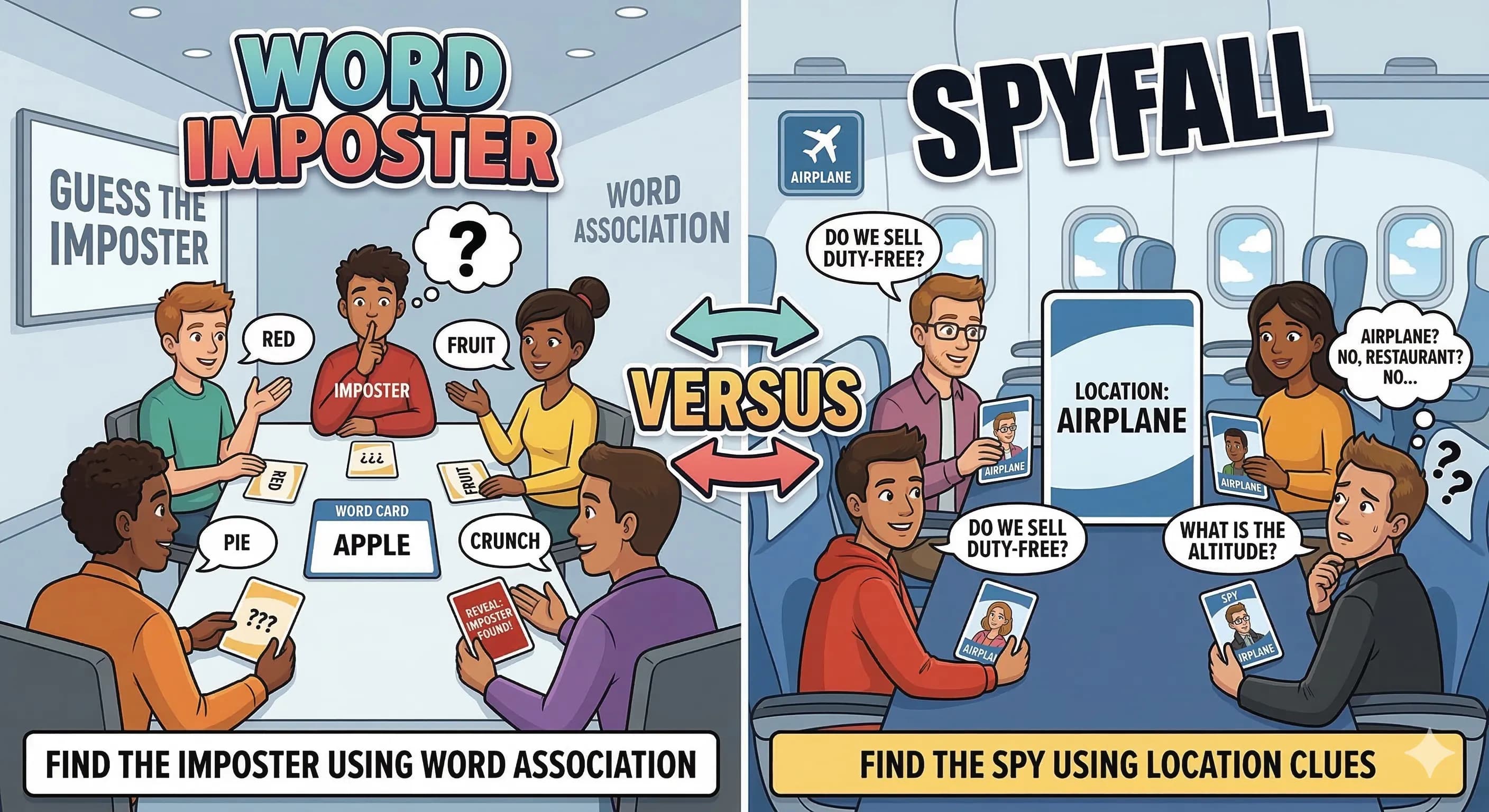 Word Impostor vs. Spyfall: Which Social Deduction Game Should You Play?